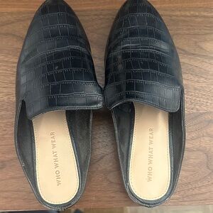 Who What Wear Black Women’s mules/slide/Loafers